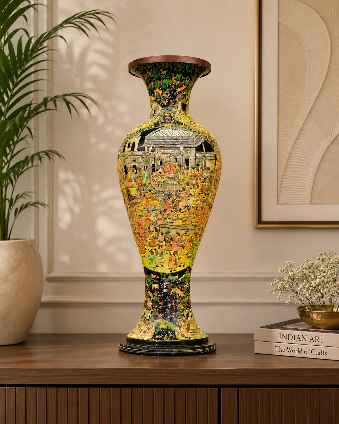 Ceramic Hand-Painted Narrative Vase: A Storytelling Masterpiece in Traditional Art