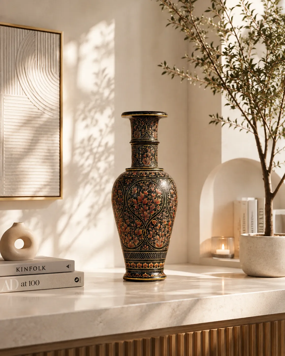 Bidriware Metal Decorative Vase: A Legacy of Elegant Indian Craftsmanship