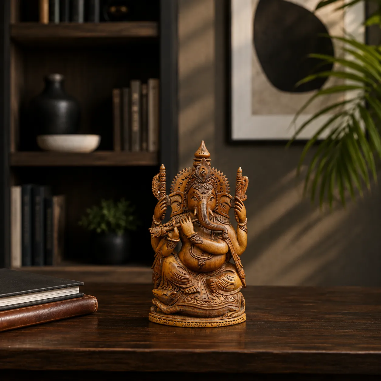 Kadamba Wood Ganesha Idol